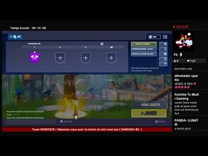 LIVE FAIT TA PUB - FORTNITE nouveau skin trop cool !!! #FORTNITE #ps4