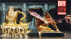 Crafting Smaug’s lair: Epic DIY dioramas inspired by The Hobbit | Sculpting & painting tutorial