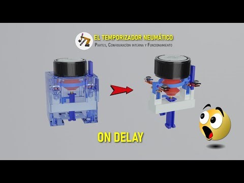Pneumatic On-Delay Timer | Explanation with Animations 👌🏼