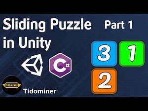 How to create Sliding Puzzle in Unity - Part 1 (Setting up and Basic movement)