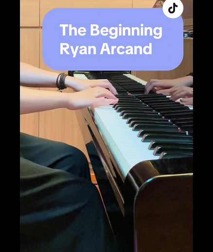 The Beginning Piano Cover by Ryan Arcand