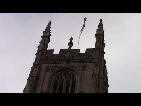 derby cathedral clock sunday tune Thaxted