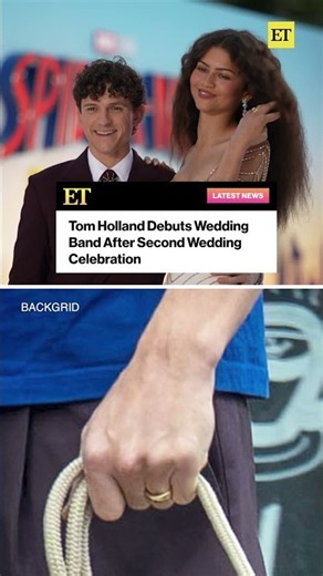 Tom Holland Debuts Wedding Band After Second Wedding Celebration
