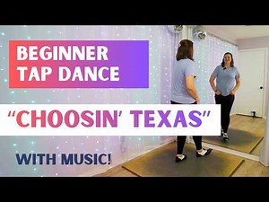 BEGINNER TAP DANCE COMBO 🤠 "Choosin' Texas" - Ella Langley 🤠 Tap Dancing