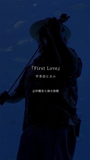 「First Love」沖縄美ら海水族館 大水槽前#FirstLove #宇多田ヒカル #okinawa #violin #ヴァイオリニスト竜馬