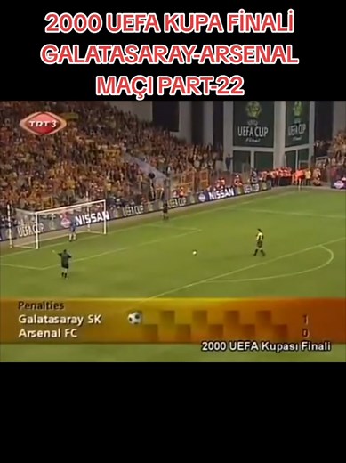 2000 UEFA Cup Final: Galatasaray vs Arsenal Highlights