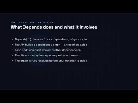 How Depends Resolves - FastAPI for Developers