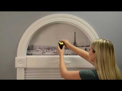 Measure Version 1 Simple Stick Arch Shades Inside Mount | Redi Shade