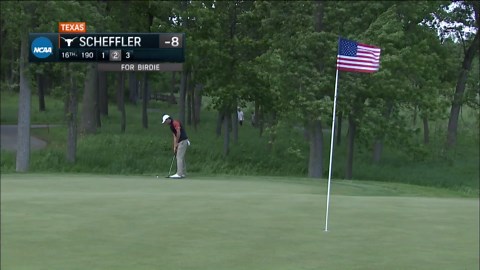 Scottie Scheffler highlights from the 2017 NCAA golf championships
