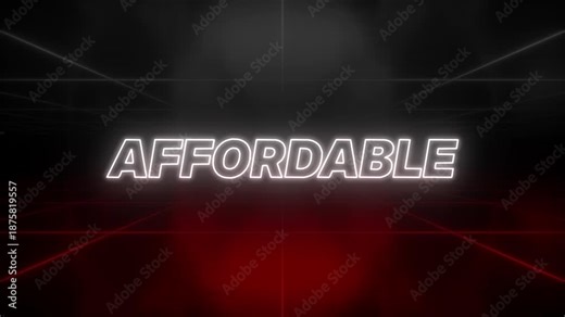 Affordable Text 80s Style – Retro Aesthetic Background