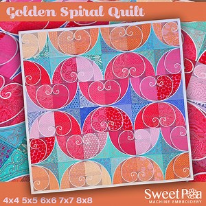 Golden Spiral Quilt