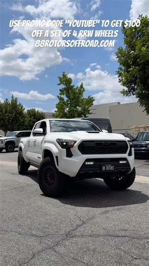 2026 Tacoma Eibach Pro Truck Stage 2R Lift & RRw RR7-V Wheels #88rotorsoffroad
