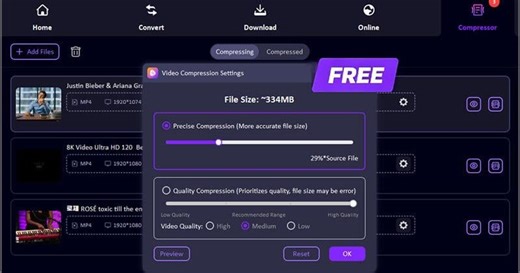 How to Compress Videos with Free FliFlik UltConv Video Compressor