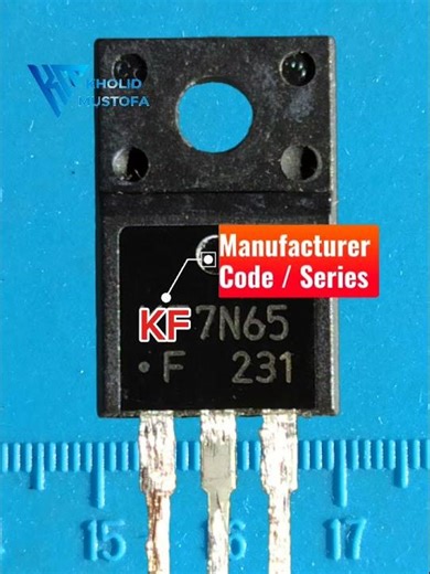 Do You Know What 7N65 Means? ⚡ MOSFET ASMR #shorts #mosfet #asmr #electronics #diy