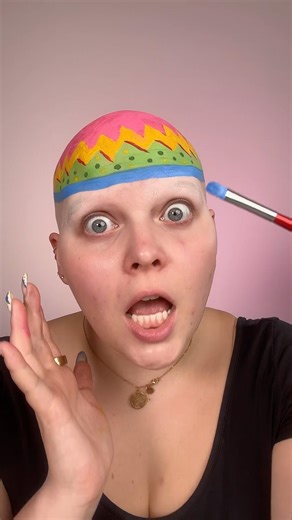 Who knows this song? 😂 & knows which movie Humpty Dumpty is from? 🤭 #makeup #funny #alopecia