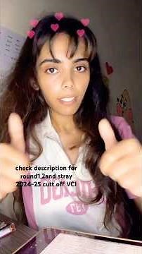 Vci counselling will start soon till then make a list acc. to your preference 👍