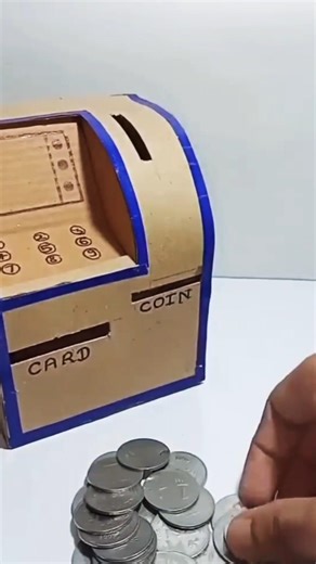 DIY ATM Machine at Home Using Cardboard | Shocking Result 🤯 #diy #fyp #experiment #asmr