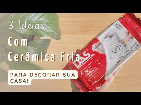 DIY - 3 BEAUTIFUL IDEAS with COLD CERAMICS for you to make at home! - Do it yourself - Home Decor