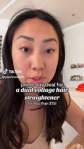 3rd hair straightener on my amazon shop prime day list! Fyi i havent tried it but i have another revlon straightner for only $20 that works great. It has really good reviews and revlon is a trusted brand. This would be sooo good to get as a straightner just for travel. Lmk if you get it! #travelprimeday #amazontravelmusthave #dualvoltagetools #dualvoltage #amazonprimeday #amazonprimedaydeals