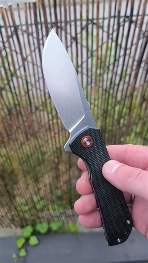 Foldekniv 8cm 8CR13MOV Micarta Black [GT-T0058 black] 🔪🔥👍 #foldingknife #knives #kniv #foldekniv