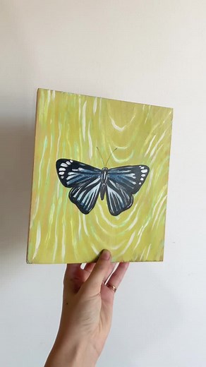 Let me know if you want a tutorial! #paintingtechnique #diy #bohohomedecor #WorkingAtHome