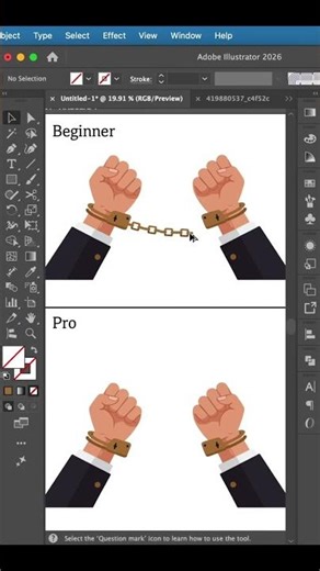 Adobe illustrator tutorial for beginners 😌 #illustrator #logo