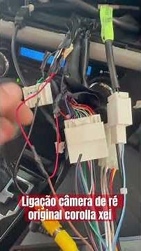 Original Corolla XEI reverse camera connection