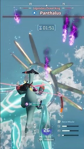Defeating Panthalus 🐳 🌊 #palworldgameplay #palworld #bossfight