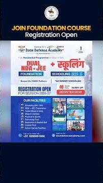 🪖 Shape Your Future with Discipline, Academics & Defence Training