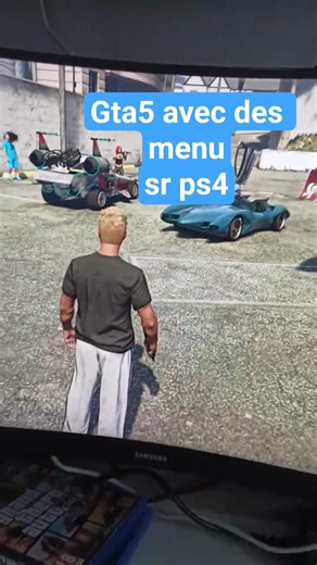 #ps4 Gta5 avec des menu sur ps4😱#ps4 #gta #2026