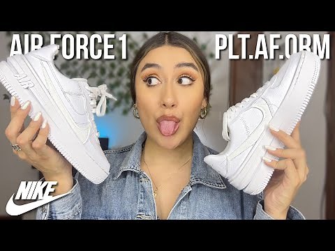 Nike Air Force 1 PLT.AF.ORM review & try on feet | WORTH IT? 🤔