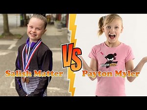Salish Matter VS Payton Delu Myler (Ninja Kids Tv) Stunning Transformation ⭐ From Baby To Now