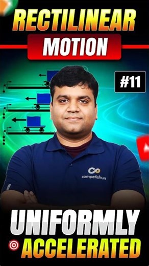 Uniformly Accelerated Motion in 60s | Rectilinear Motion Explained 📘✨