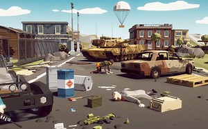 Unity – 军事基地场景资产 POLYGON Battle Royale
