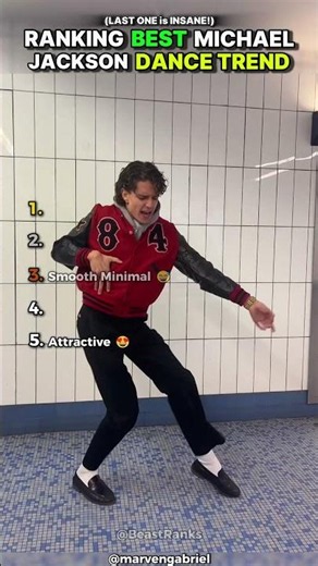 Ranking The Best Michael Jackson Dance Trend #mj #dance #ranking
