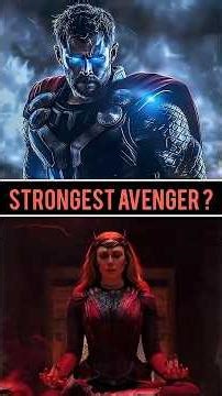 Top 5 Most Powerful Avengers in MCU! #shorts #shortvideo #marvel #avengers #thor #mcu #ironman