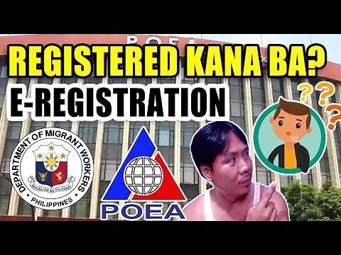 E-Registration | Paano malalaman kung Registered kana? POEA DMW Online 2023