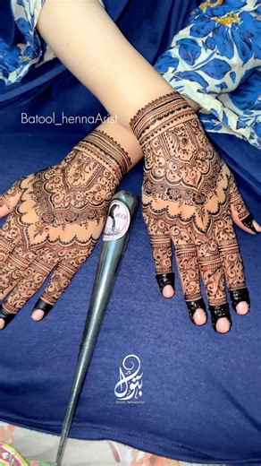 Home service available 03491819960 contac Bookings open#hennavlog #bridalhenna #batool_hennaartis