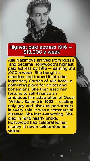 She Was Hollywood’s Highest-Paid Actress—Then Lost Everything Chasing Great Art.
