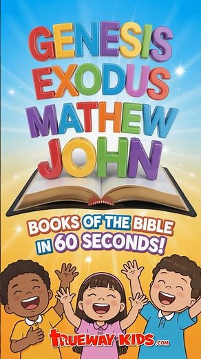 Books of the Bible in 60 Seconds! | Fun Kids Song to Learn All 66 Books #christiankids
