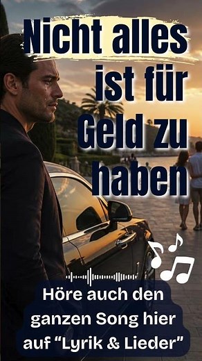 Nicht alles ist für Geld zu haben (Ein gutes Herz hat keinen Preis) | Tiefsinnige deutsche Ballade