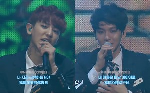 【灿白】140415 EXO COMEBACK SHOWCASE “OVERDOSE” 回归直播《喜欢喜欢》灿白CUT(中字)