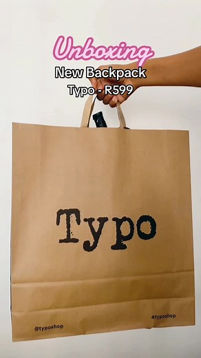 Typo South Africa Backpack Unboxing & Review