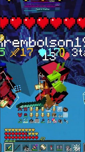 How I DOMINATED the LARGEST BOX PVP Server in Minecraft... #krzysimir #minecraft