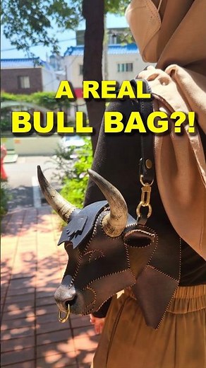 Making a Massive 3D Leather Bull Head Bag with xTool S1 Laser Cutter #leather #handmade #xtools1