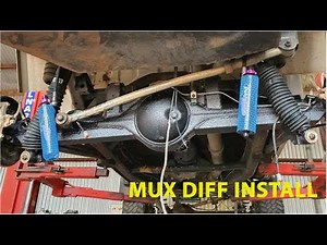 Mux diff into rear of Isuzu Dmax pt3 install