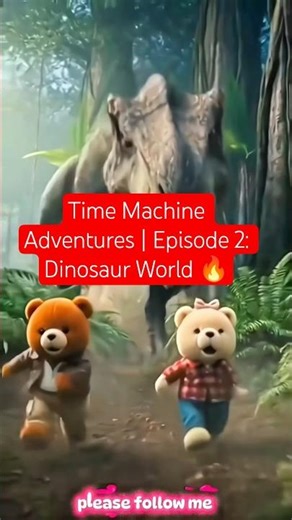 Our Time Machine Sent Us To Dinosaur World 😳🦖