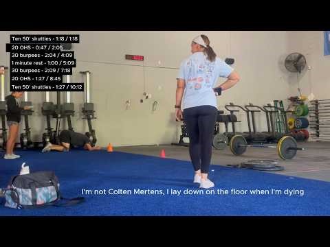 Those Final Shuttle Runs Though. 2026 CrossFit Quarterfinals Workout 1 | 50-54 |