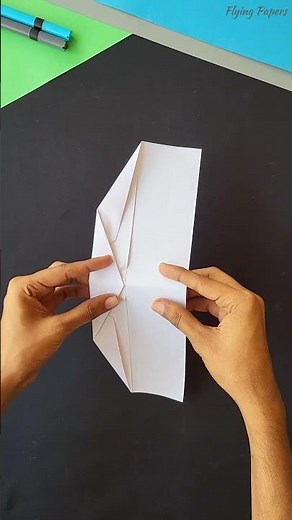 New Turning and Flying paper plane , how to make paper plane , best flying homemade glider