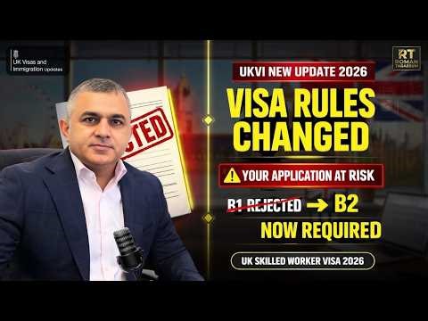 UK Skilled Worker Visa 2026 Update 🚨 New English Requirement (B2 Level) Explained